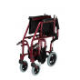 Omega LA1 Lightweight Transit Wheelchair (Blue/Gold/Red)